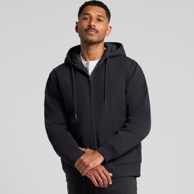 CANVAS BOMBER HOOD JACKET Thumbnail