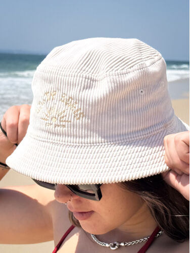 SALTY CORD BUCKET HAT - BONE Thumbnail