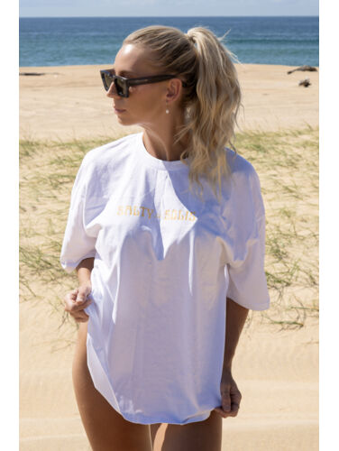 SALTY OVERSIZED TEE - WHITE Thumbnail